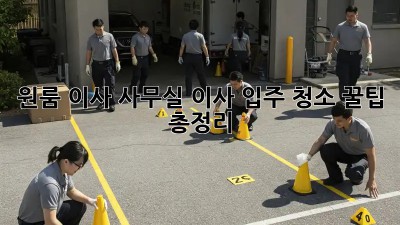 원룸 이사? 사무실 이사 입주 청소 꿀팁 총정리!